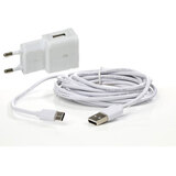USB polnilnik + USB-C kabel 