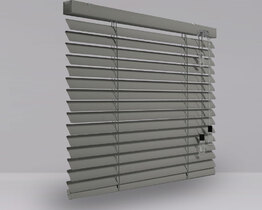 Aluminijaste žaluzije 25 mm neinvazivne