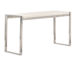 Konzolna mizica Chianti marmor slonokoščeno bela 120x40x80cm