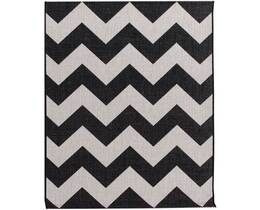 Dywan Modern Chevron črna/bež 160x230 cm