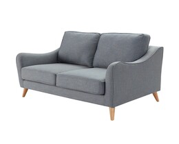 Kavč Venuste jeans modro/rjav dvosed