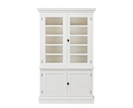Vitrina Milton s 4 policami 100x40x220cm