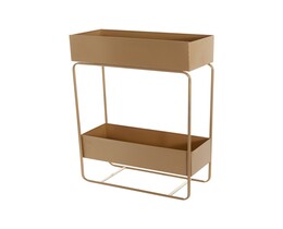 Stojalo za rastline/barska omarica Wiggo gold 61x25x91cm