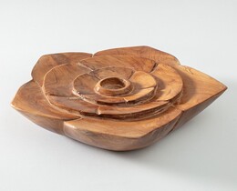 Świecznik kremen ⌀27 cm