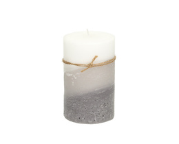 Świeca Lucia 14 cm marmorno siva