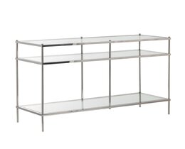 Konzolna mizica Čisto srebrna 120x40x80cm