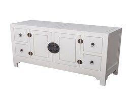 Predalnik Modern 137x45x76cm bela