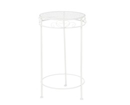 Stojalo za rastline Daisy 70 cm belo