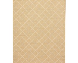 Dywan Lineo medeno zlata/snežno bela 160x230cm
