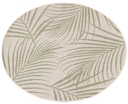 Dywan Lineo bež/jungle zelena 120 cm