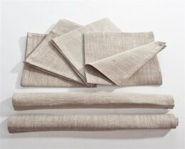 Komplet prtičkov 6 kosov 42 x 42 Laneno 392-05