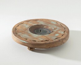 Podstavek na świecę Rustic Flame 15 cm