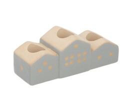 Świecznik Hauses 13x5x7cm siva