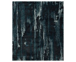 Dywan Softness skoraj črna/pavjo modra 120x170cm