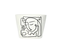 Pokrov za cvetlični lonček Face II 12 cm