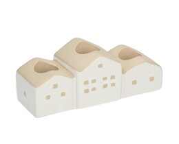 Świecznik Hauses 13x5x7cm bela