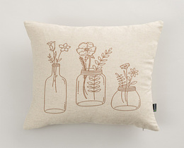 Prevleka za blazino Rustic Bloom 45x45 cm