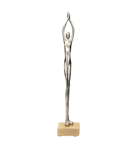 Dekoracja Silver Woman II wys. 52cm