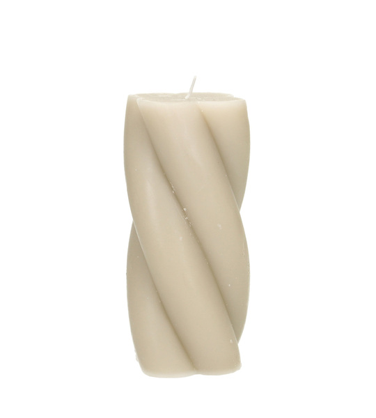 Świeca Camila 14cm beige