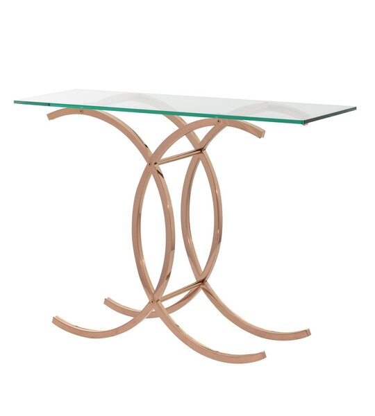 Console table Chica rose gold 128x40x79cm