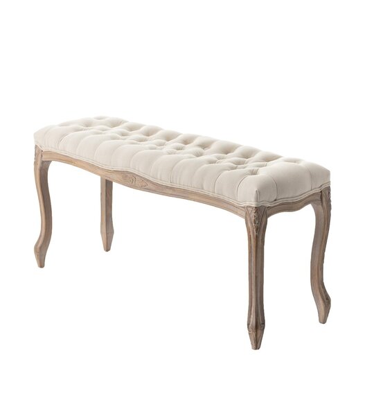 Bench Isacco cream 114x38x48cm