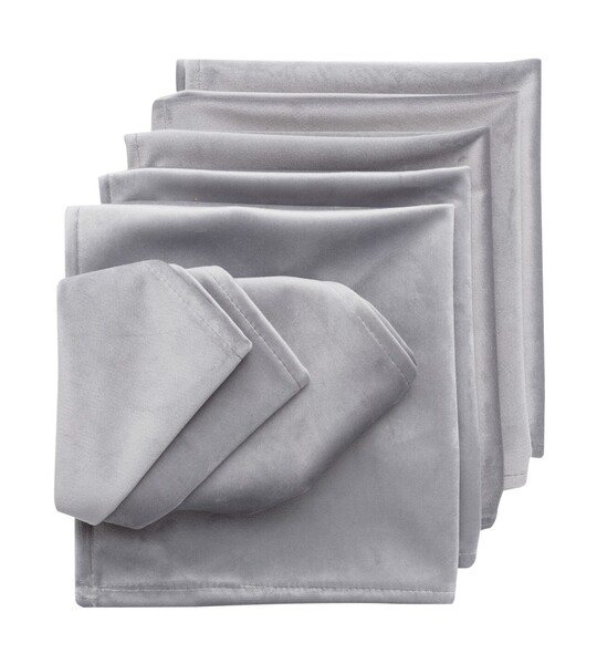 Set napkins 6pcs 42x42cm Velvet 704-11