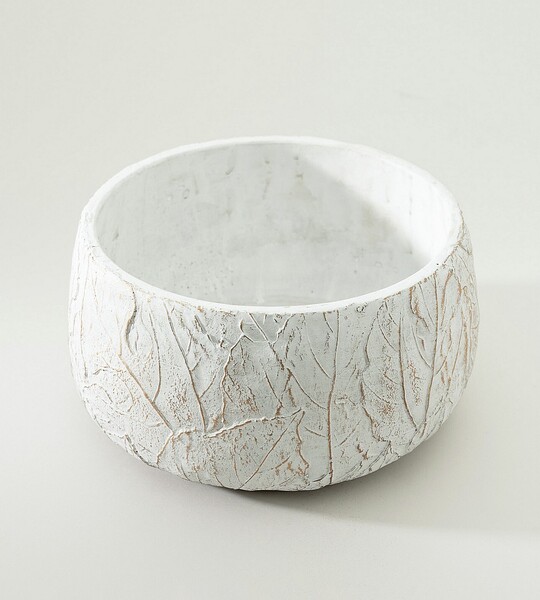 Cover pot for flower pot Leaf and 25x25x11 cm
