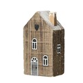 Dekoracja Snow House 12cm dark brown