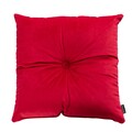 Square Velvet Cushion with Button